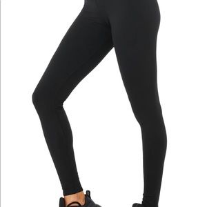Alo Yoga High-Waist Winter Warmth Plush Legging BLACK